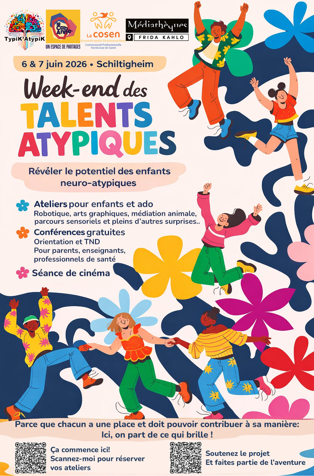 Poster Week-end des Talents Atypiques